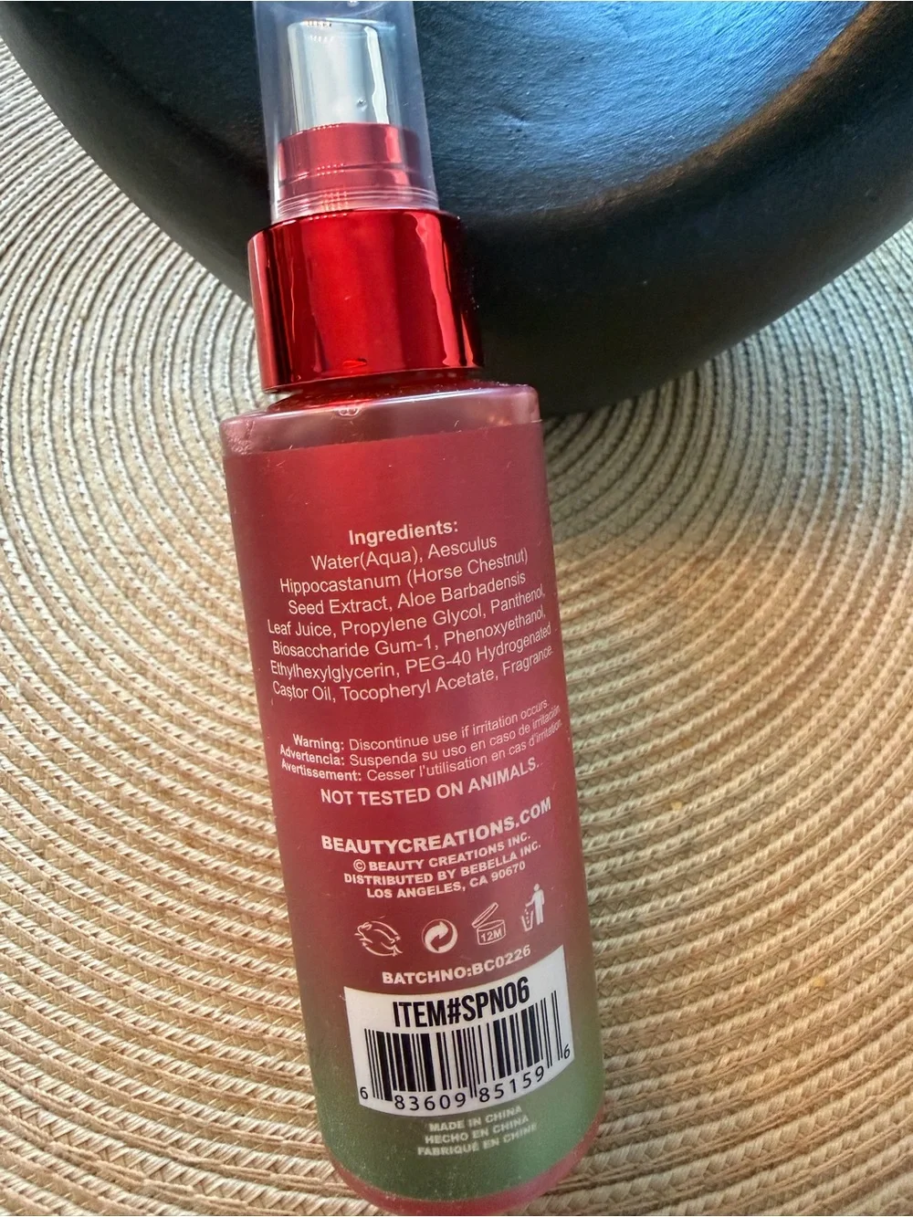 New Creations Watermelon Setting Spray - Pink/Green 4 Oz.